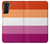 W3887 Lesbian Pride Flag Funda Carcasa Case y Caso Del Tirón Funda para Samsung Galaxy S21 Plus 5G, Galaxy S21+ 5G