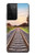 W3866 Railway Straight Train Track Funda Carcasa Case y Caso Del Tirón Funda para Samsung Galaxy S21 Ultra 5G