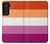 W3887 Lesbian Pride Flag Funda Carcasa Case y Caso Del Tirón Funda para Samsung Galaxy S21 FE 5G