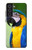 W3888 Macaw Face Bird Funda Carcasa Case y Caso Del Tirón Funda para Samsung Galaxy S21 FE 5G