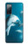 W3878 Dolphin Funda Carcasa Case y Caso Del Tirón Funda para Samsung Galaxy S20 FE