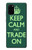 W3862 Keep Calm and Trade On Funda Carcasa Case y Caso Del Tirón Funda para Samsung Galaxy S20 Plus, Galaxy S20+