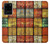 W3861 Colorful Container Block Funda Carcasa Case y Caso Del Tirón Funda para Samsung Galaxy S20 Ultra