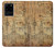 W3868 Aircraft Blueprint Old Paper Funda Carcasa Case y Caso Del Tirón Funda para Samsung Galaxy S20 Ultra