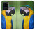 W3888 Macaw Face Bird Funda Carcasa Case y Caso Del Tirón Funda para Samsung Galaxy S20 Ultra