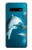 W3878 Dolphin Funda Carcasa Case y Caso Del Tirón Funda para Samsung Galaxy S10 Plus