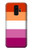 W3887 Lesbian Pride Flag Funda Carcasa Case y Caso Del Tirón Funda para Samsung Galaxy S9 Plus