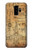 W3868 Aircraft Blueprint Old Paper Funda Carcasa Case y Caso Del Tirón Funda para Samsung Galaxy S9