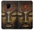 W3874 Buddha Face Ohm Symbol Funda Carcasa Case y Caso Del Tirón Funda para Samsung Galaxy S9