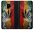 W3890 Reggae Rasta Flag Smoke Funda Carcasa Case y Caso Del Tirón Funda para Samsung Galaxy S9