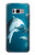 W3878 Dolphin Funda Carcasa Case y Caso Del Tirón Funda para Samsung Galaxy S8