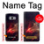 W3897 Red Nebula Space Funda Carcasa Case y Caso Del Tirón Funda para Samsung Galaxy S8