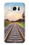 W3866 Railway Straight Train Track Funda Carcasa Case y Caso Del Tirón Funda para Samsung Galaxy S7