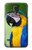 W3888 Macaw Face Bird Funda Carcasa Case y Caso Del Tirón Funda para Samsung Galaxy S5