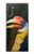 W3876 Colorful Hornbill Funda Carcasa Case y Caso Del Tirón Funda para Samsung Galaxy Note 10