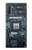W3880 Electronic Print Funda Carcasa Case y Caso Del Tirón Funda para Samsung Galaxy Note 10