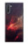 W3897 Red Nebula Space Funda Carcasa Case y Caso Del Tirón Funda para Samsung Galaxy Note 10