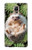 W3863 Pygmy Hedgehog Dwarf Hedgehog Paint Funda Carcasa Case y Caso Del Tirón Funda para Samsung Galaxy Note 4