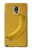 W3872 Banana Funda Carcasa Case y Caso Del Tirón Funda para Samsung Galaxy Note 4