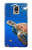 W3898 Sea Turtle Funda Carcasa Case y Caso Del Tirón Funda para Samsung Galaxy Note 4