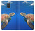 W3898 Sea Turtle Funda Carcasa Case y Caso Del Tirón Funda para Samsung Galaxy Note 4