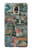 W3909 Vintage Poster Funda Carcasa Case y Caso Del Tirón Funda para Samsung Galaxy Note 4