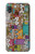 W3879 Retro Music Doodle Funda Carcasa Case y Caso Del Tirón Funda para Samsung Galaxy A10e