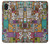 W3879 Retro Music Doodle Funda Carcasa Case y Caso Del Tirón Funda para Samsung Galaxy A10e