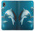 W3878 Dolphin Funda Carcasa Case y Caso Del Tirón Funda para Samsung Galaxy A10