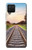 W3866 Railway Straight Train Track Funda Carcasa Case y Caso Del Tirón Funda para Samsung Galaxy A12