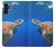 W3898 Sea Turtle Funda Carcasa Case y Caso Del Tirón Funda para Samsung Galaxy A13 5G