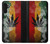 W3890 Reggae Rasta Flag Smoke Funda Carcasa Case y Caso Del Tirón Funda para Samsung Galaxy A13 4G