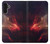 W3897 Red Nebula Space Funda Carcasa Case y Caso Del Tirón Funda para Samsung Galaxy A13 4G