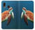 W3899 Sea Turtle Funda Carcasa Case y Caso Del Tirón Funda para Samsung Galaxy A20, Galaxy A30
