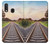 W3866 Railway Straight Train Track Funda Carcasa Case y Caso Del Tirón Funda para Samsung Galaxy A20e