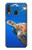W3898 Sea Turtle Funda Carcasa Case y Caso Del Tirón Funda para Samsung Galaxy A20e