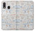 W3903 Travel Stamps Funda Carcasa Case y Caso Del Tirón Funda para Samsung Galaxy A20e