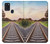 W3866 Railway Straight Train Track Funda Carcasa Case y Caso Del Tirón Funda para Samsung Galaxy A21s