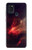 W3897 Red Nebula Space Funda Carcasa Case y Caso Del Tirón Funda para Samsung Galaxy A21s