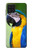 W3888 Macaw Face Bird Funda Carcasa Case y Caso Del Tirón Funda para Samsung Galaxy A22 4G