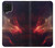 W3897 Red Nebula Space Funda Carcasa Case y Caso Del Tirón Funda para Samsung Galaxy A22 4G