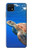 W3898 Sea Turtle Funda Carcasa Case y Caso Del Tirón Funda para Samsung Galaxy A22 5G