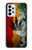 W3890 Reggae Rasta Flag Smoke Funda Carcasa Case y Caso Del Tirón Funda para Samsung Galaxy A23