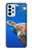 W3898 Sea Turtle Funda Carcasa Case y Caso Del Tirón Funda para Samsung Galaxy A23