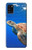 W3898 Sea Turtle Funda Carcasa Case y Caso Del Tirón Funda para Samsung Galaxy A31