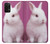 W3870 Cute Baby Bunny Funda Carcasa Case y Caso Del Tirón Funda para Samsung Galaxy A32 5G