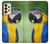 W3888 Macaw Face Bird Funda Carcasa Case y Caso Del Tirón Funda para Samsung Galaxy A33 5G