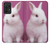 W3870 Cute Baby Bunny Funda Carcasa Case y Caso Del Tirón Funda para Samsung Galaxy A52, Galaxy A52 5G