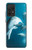 W3878 Dolphin Funda Carcasa Case y Caso Del Tirón Funda para Samsung Galaxy A52, Galaxy A52 5G