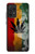 W3890 Reggae Rasta Flag Smoke Funda Carcasa Case y Caso Del Tirón Funda para Samsung Galaxy A52, Galaxy A52 5G